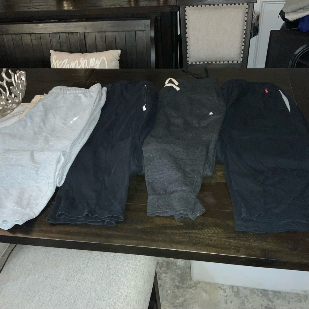 Mixed Brand men’s Sweatpants Pack - Gray, Black, Charcoal - Picture 3 of 3